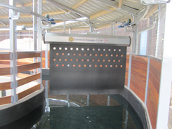 Roll-up gates down in Water Walker